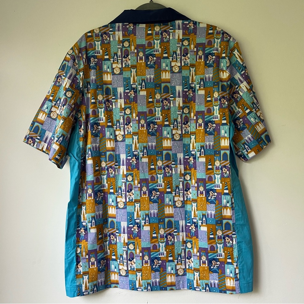 Disney Multicolor Geometric Men's Shirt - Picture 4 of 8